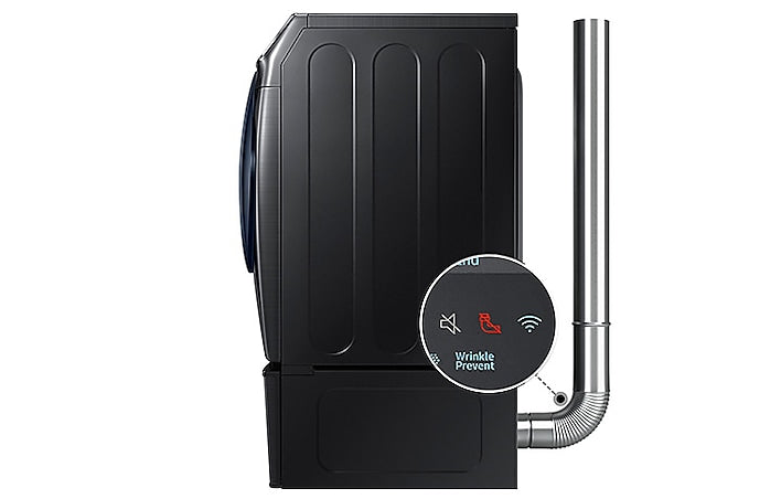 7.5 cu. ft. Smart Electric Dryer with Multi Steam in Black Stainless Steel (DV45K6500EV)