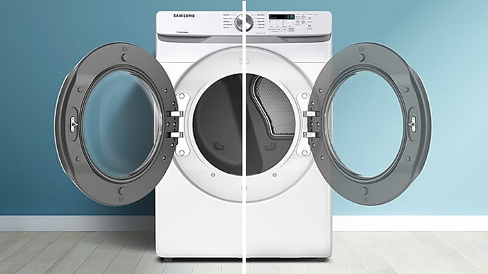 SAMSUNG 7.5 Cubic Foot Front Load Electric Dryer White (DVE45B6300W)