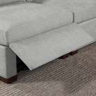 Thomasville Rockford 6-piece Fabric Modular Sectional with 2 Power Footrests