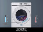 SAMSUNG 7.5 Cubic Foot Front Load Electric Dryer White (DVE45B6300W)
