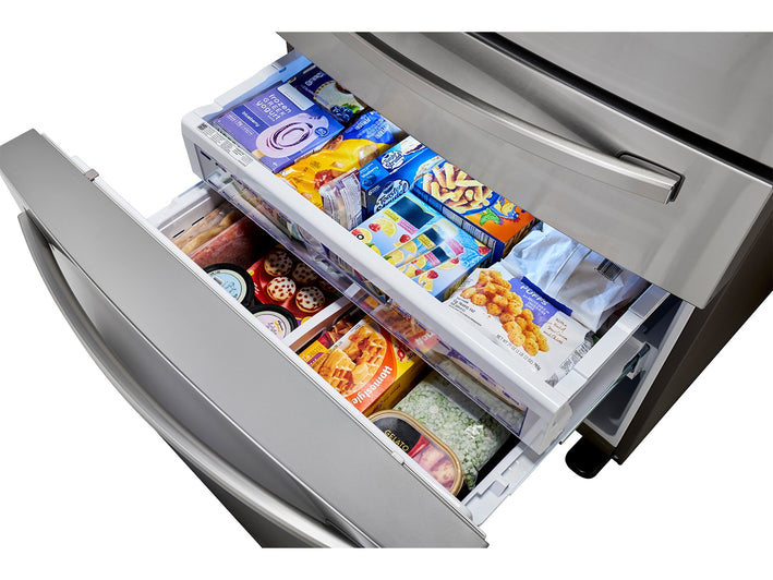 28 cu. ft. Food Showcase 4-Door French Door Refrigerator in Stainless Steel (RF28R7351SR)