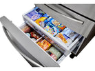 22 cu. ft. Food Showcase Counter Depth 4-Door French Door Refrigerator in Stainless Steel (RF22R7351SR)