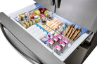 22 cu. ft. Food Showcase Counter Depth 4-Door French Door Refrigerator in Stainless Steel (RF22R7351SR)