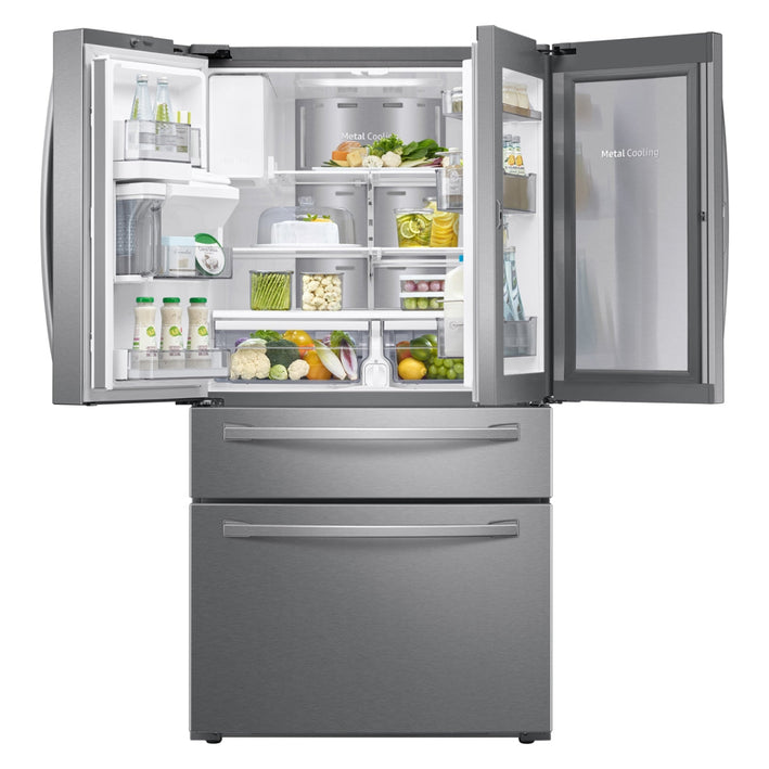 28 cu. ft. Food Showcase 4-Door French Door Refrigerator in Stainless Steel (RF28R7351SR)