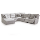 Acklen Place 6-Piece Power Reclining Sectional with Chaise