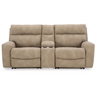 Next-Gen DuraPella 3-Piece Power Reclining Sectional Loveseat with Console