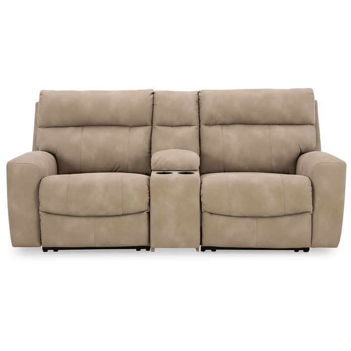 Next-Gen DuraPella 3-Piece Power Reclining Sectional Loveseat with Console