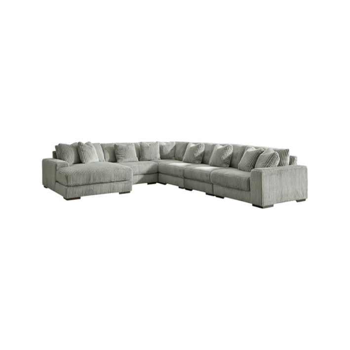 Lindyn 6-Piece Sectional with Ottoman