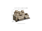 Next-Gen DuraPella PWR REC Loveseat/CON/ADJ HDRST