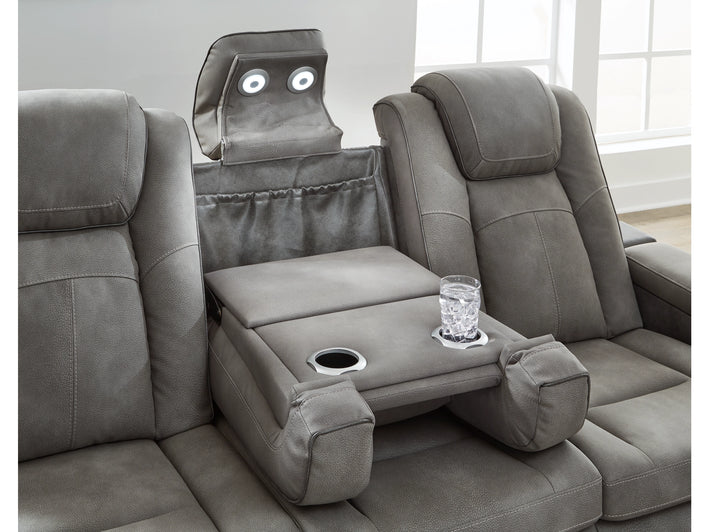 Next-Gen DuraPella PWR REC Sofa with ADJ Headrest
