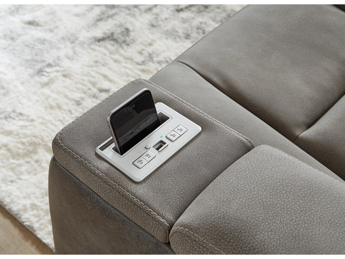 Next-Gen DuraPella PWR REC Sofa with ADJ Headrest