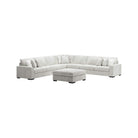 Stupendous 3-Piece Sectional with Ottoman