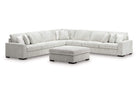 Stupendous 3-Piece Sectional with Ottoman