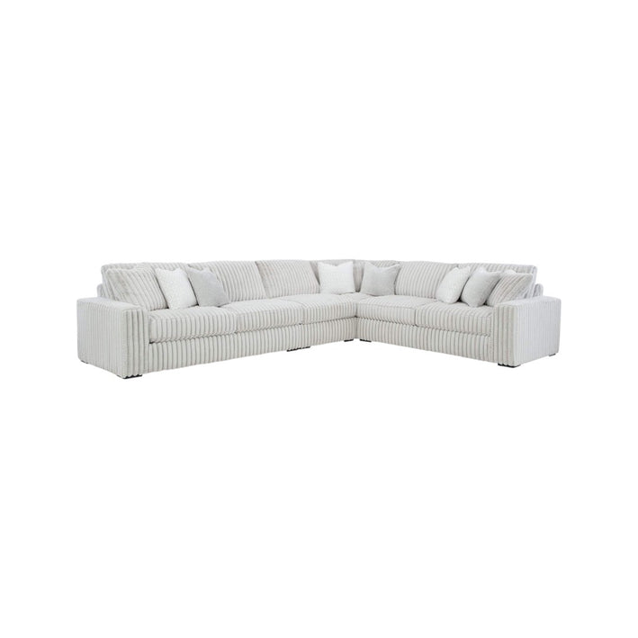 Stupendous 3-Piece Sectional with Ottoman