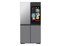 Bespoke 23 cu. ft. Counter Depth 4-Door Flex™ Refrigerator with AI Family Hub™+ & AI Vision Inside™ in Stainless Steel (RF23DB9900QDAA)