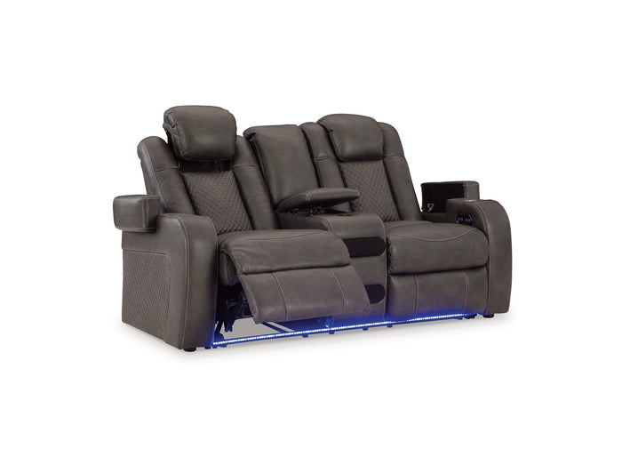 Fyne-Dyme PWR REC Loveseat/CON/ADJ HDRST