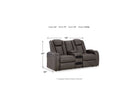 Fyne-Dyme PWR REC Loveseat/CON/ADJ HDRST