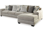 Ardsley 2-Piece Sectional with Ottoman