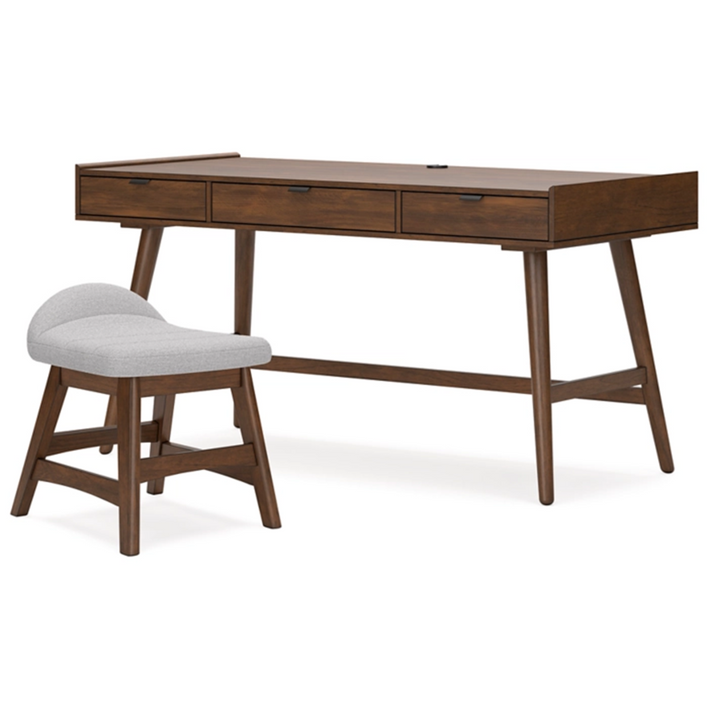 Lyncott Home Office Desk with Chair( PKG018520 (H615-44,H615-01) )
