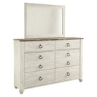 Willowton Dresser and Mirror(B267B1 (B267-31,B267-36))