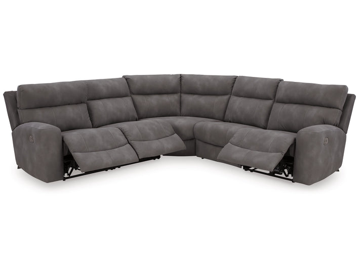 Next-Gen DuraPella 5-Piece Power Reclining Sectional