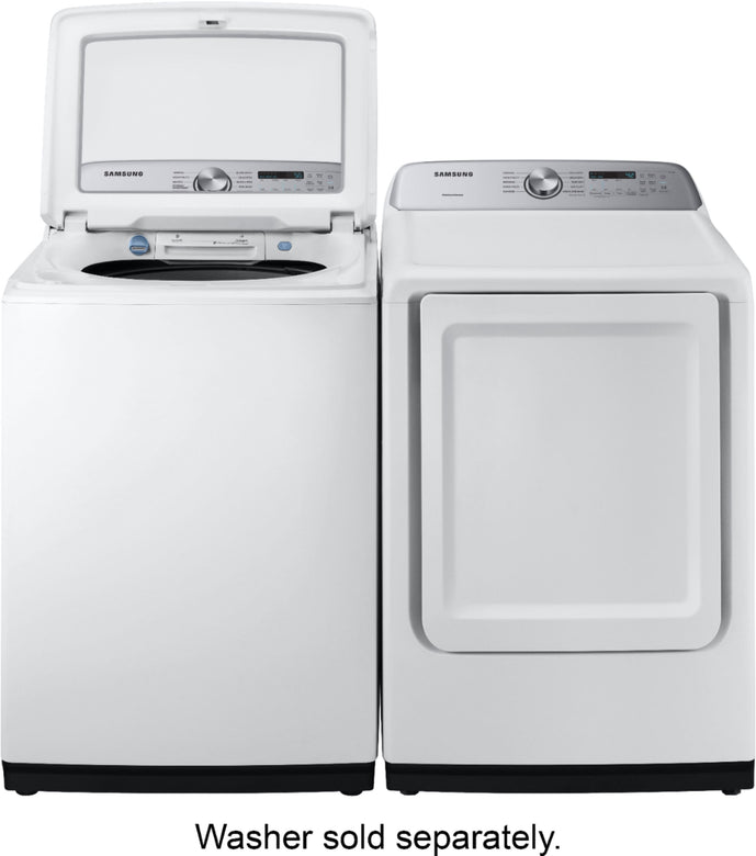 SAMSUNG 74 Cubic Foot Top Load Electric Dryer White (DVE50R5200W)