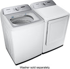 SAMSUNG 74 Cubic Foot Top Load Electric Dryer White (DVE50R5200W)