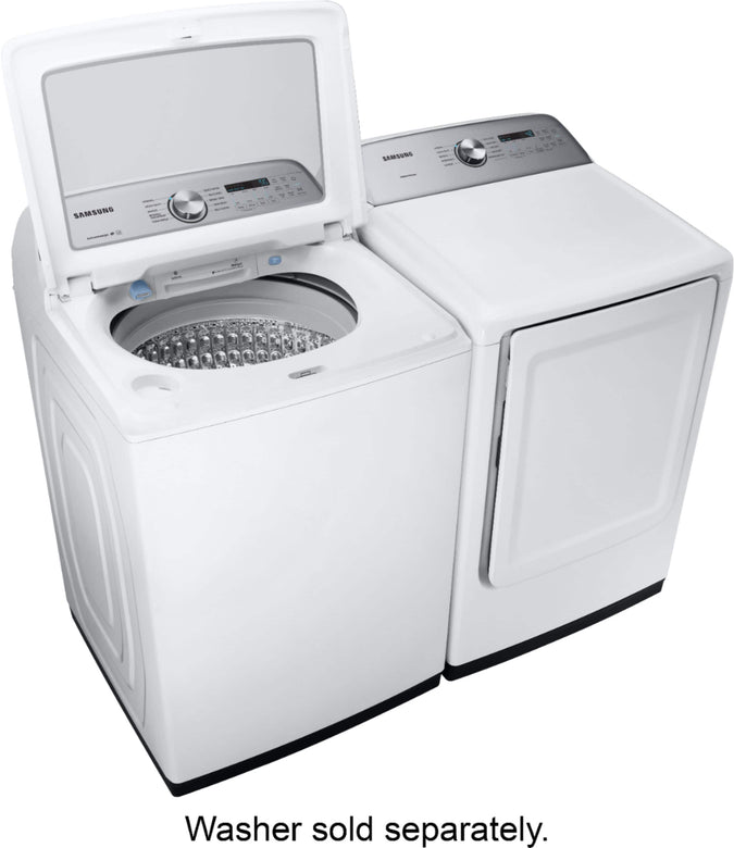 SAMSUNG 74 Cubic Foot Top Load Electric Dryer White (DVE50R5200W)