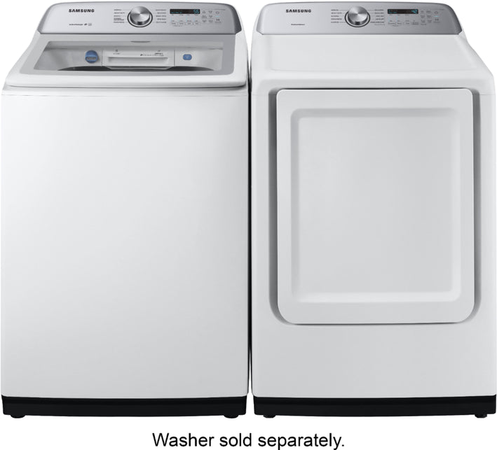 SAMSUNG 74 Cubic Foot Top Load Electric Dryer White (DVE50R5200W)