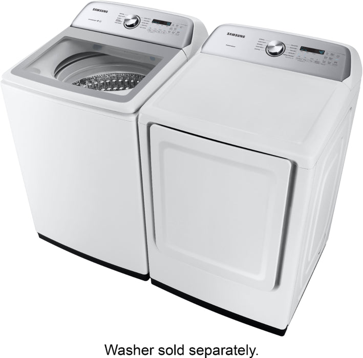 SAMSUNG 74 Cubic Foot Top Load Electric Dryer White (DVE50R5200W)