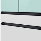 SAMSUNG BESPOKE 29.0 Cubic Foot French Door Refrigerator Morning Blue Glass(RF29BB86004MAA)