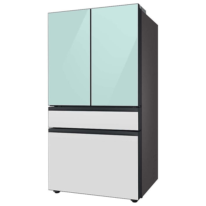SAMSUNG BESPOKE 29.0 Cubic Foot French Door Refrigerator Morning Blue Glass(RF29BB86004MAA)