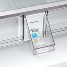 SAMSUNG BESPOKE 29.0 Cubic Foot French Door Refrigerator Morning Blue Glass(RF29BB86004MAA)