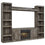 Wynnlow 4-Piece Entertainment Center with Electric Fireplace (EW0440W8)
