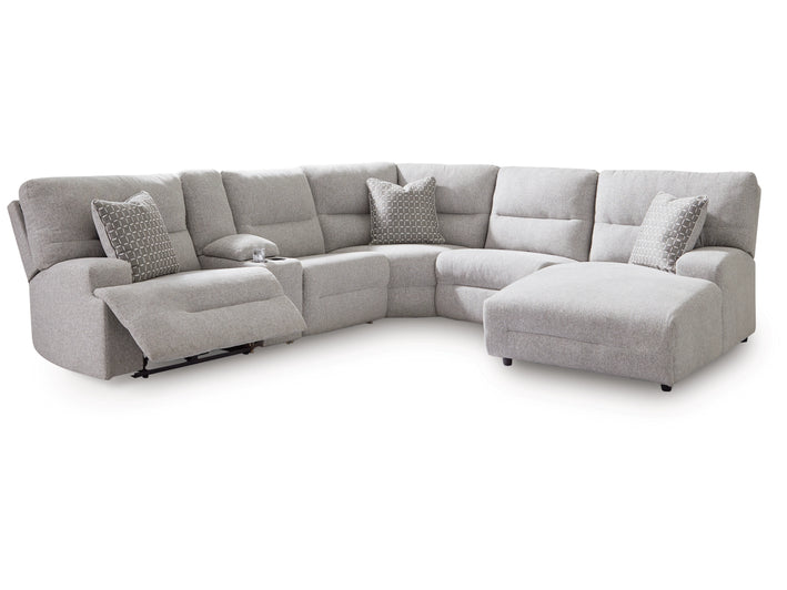 Acklen Place 6-Piece Power Reclining Sectional with Chaise