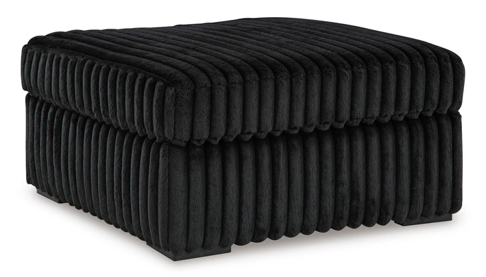 Midnight-Madness 4-Piece Sectional with Ottoman