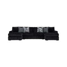 Midnight-Madness 4-Piece Sectional with Ottoman