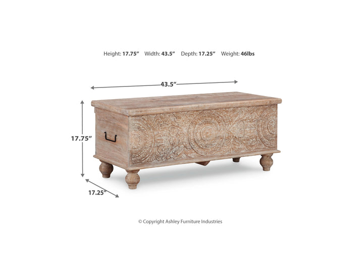 Fossil Ridge Storage Bench (A4000039)