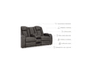 Fyne-Dyme PWR REC Loveseat/CON/ADJ HDRST