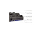 Fyne-Dyme PWR REC Sofa with ADJ Headrest