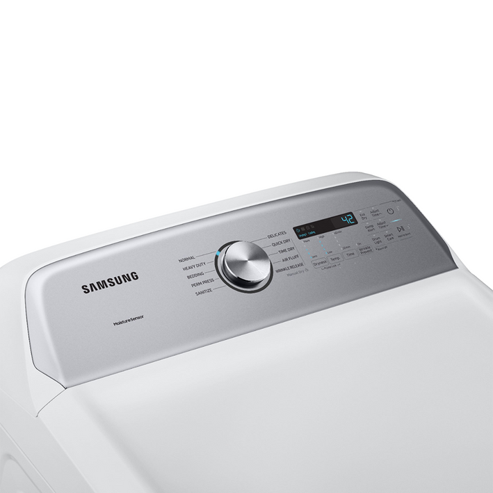 SAMSUNG 74 Cubic Foot Top Load Electric Dryer White (DVE50R5200W)