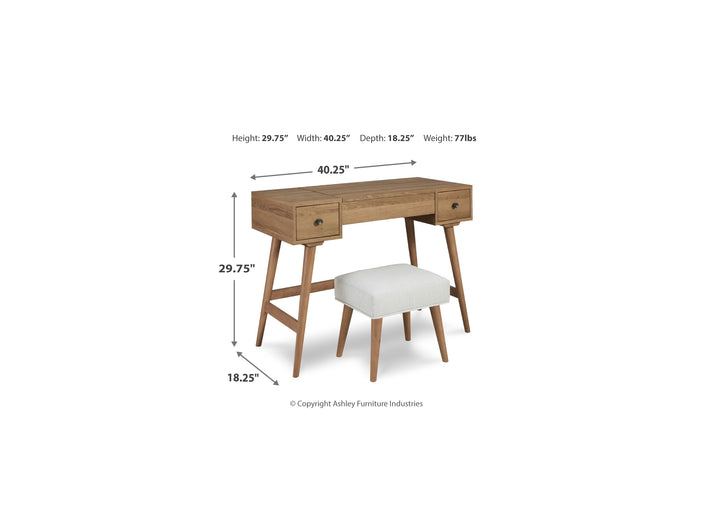Thadamere Vanity/UPH Stool (2/CN) (B060-22)