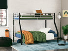 Dinsmore Twin/Full Bunk Bed w/Ladder (B106-56)