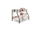 Dinsmore Twin/Full Bunk Bed w/Ladder (B106-56)