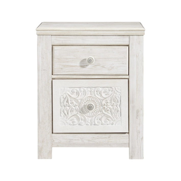 Paxberry Two Drawer Night Stand (B181-92)