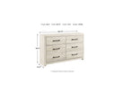Cambeck Six Drawer Dresser (B192-31)