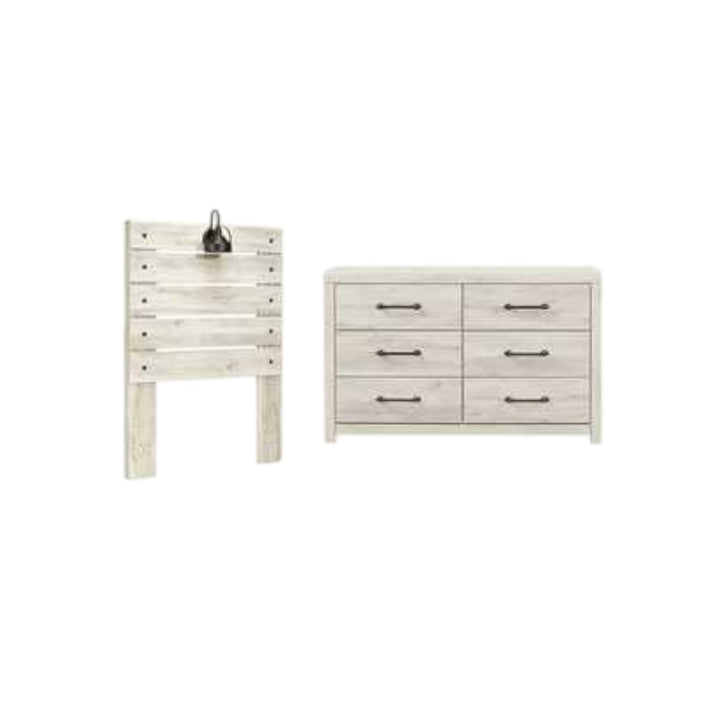 Cambeck Queen Panel Headboard Bed with Dresser