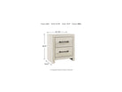 Cambeck Two Drawer Night Stand (B192-92)