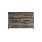 Wynnlow King Crossbuck Panel Bed with Dresser