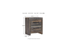 Drystan Two Drawer Night Stand (B211-92)